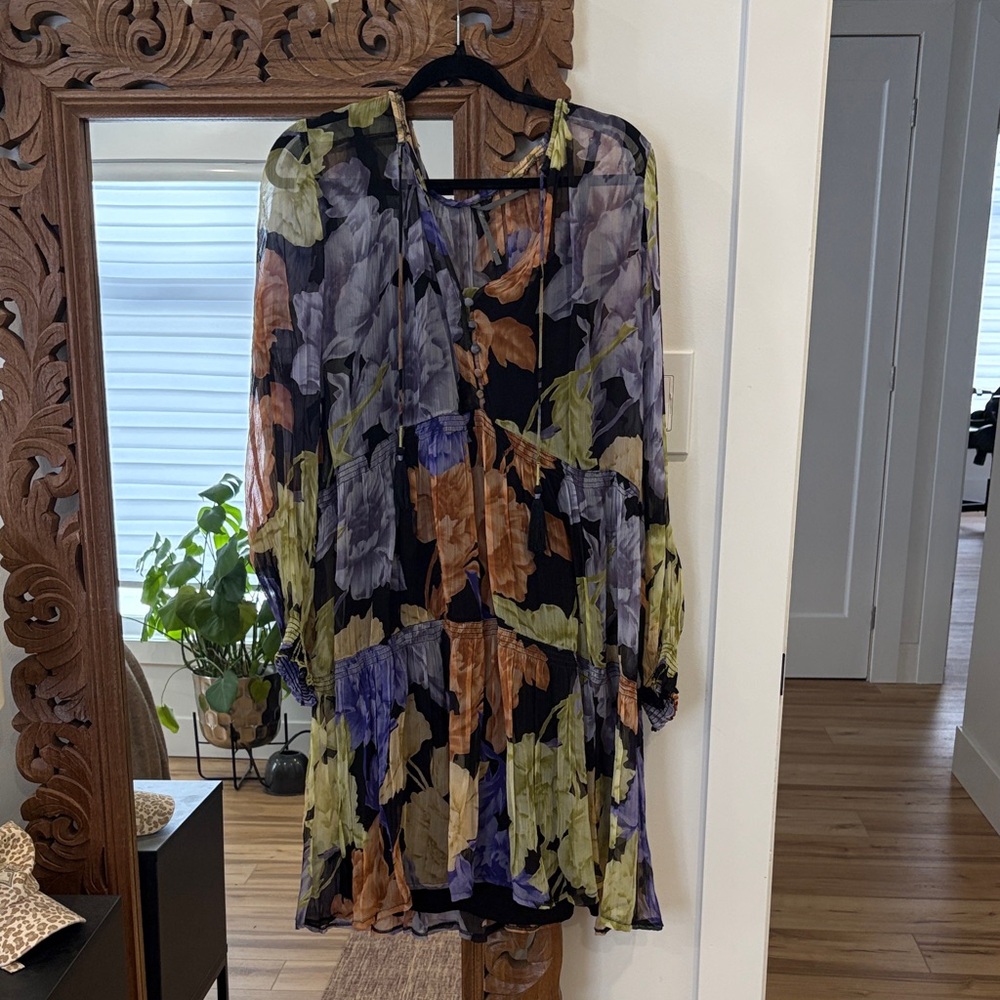 Anthropologie Floral Dress